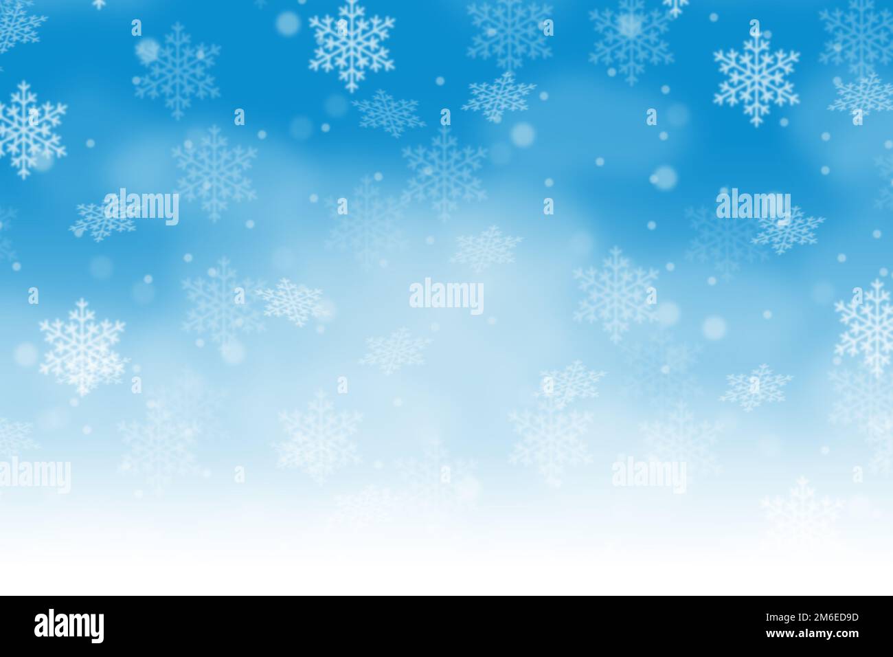 Weihnachten Karte Weihnachtskarte Hintergrund Schnee Winter dekoration Schneeflocke Textfreiraum CopySpace Foto Stock