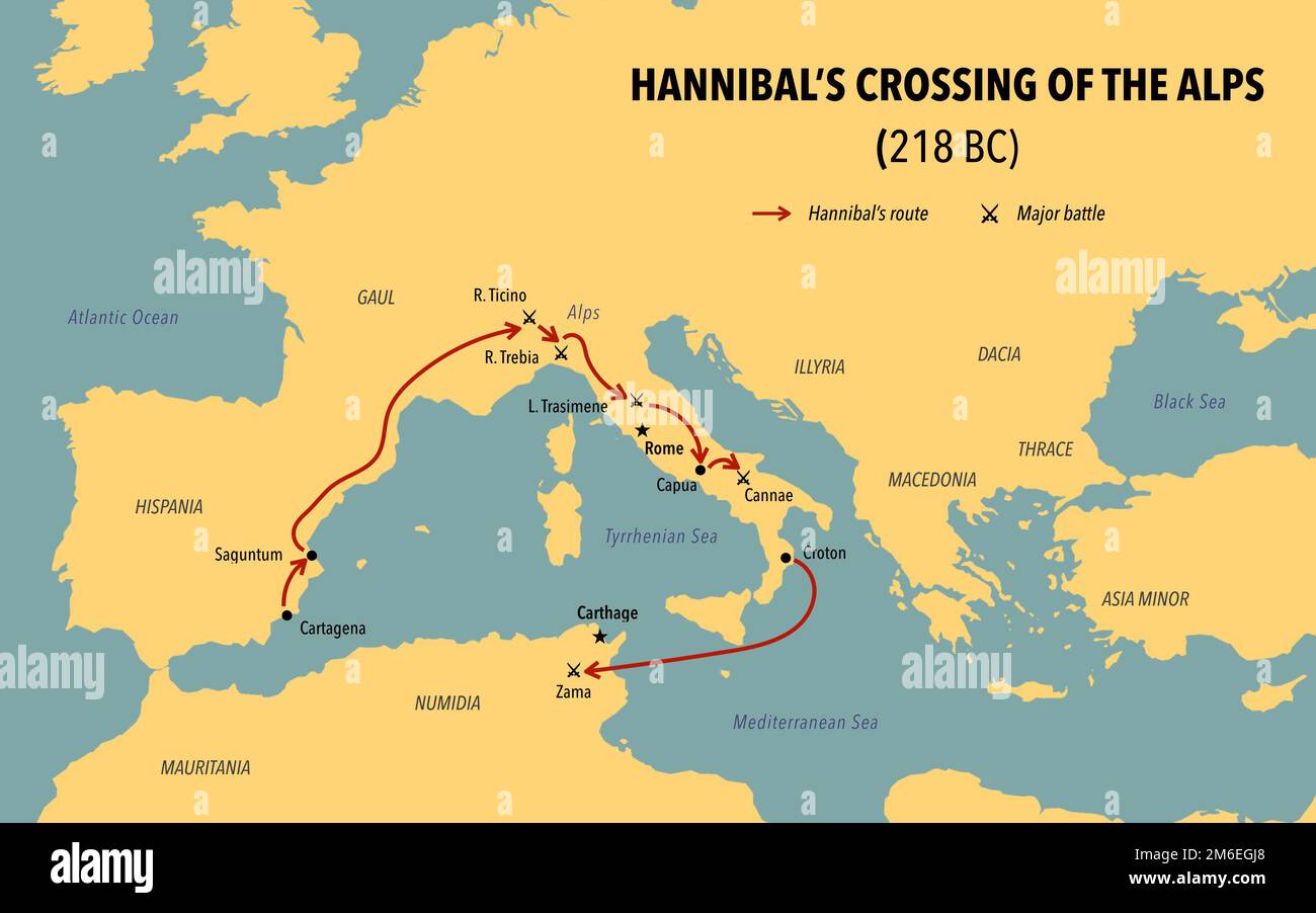 Mappa di annibale immagini e fotografie stock ad alta risoluzione Alamy