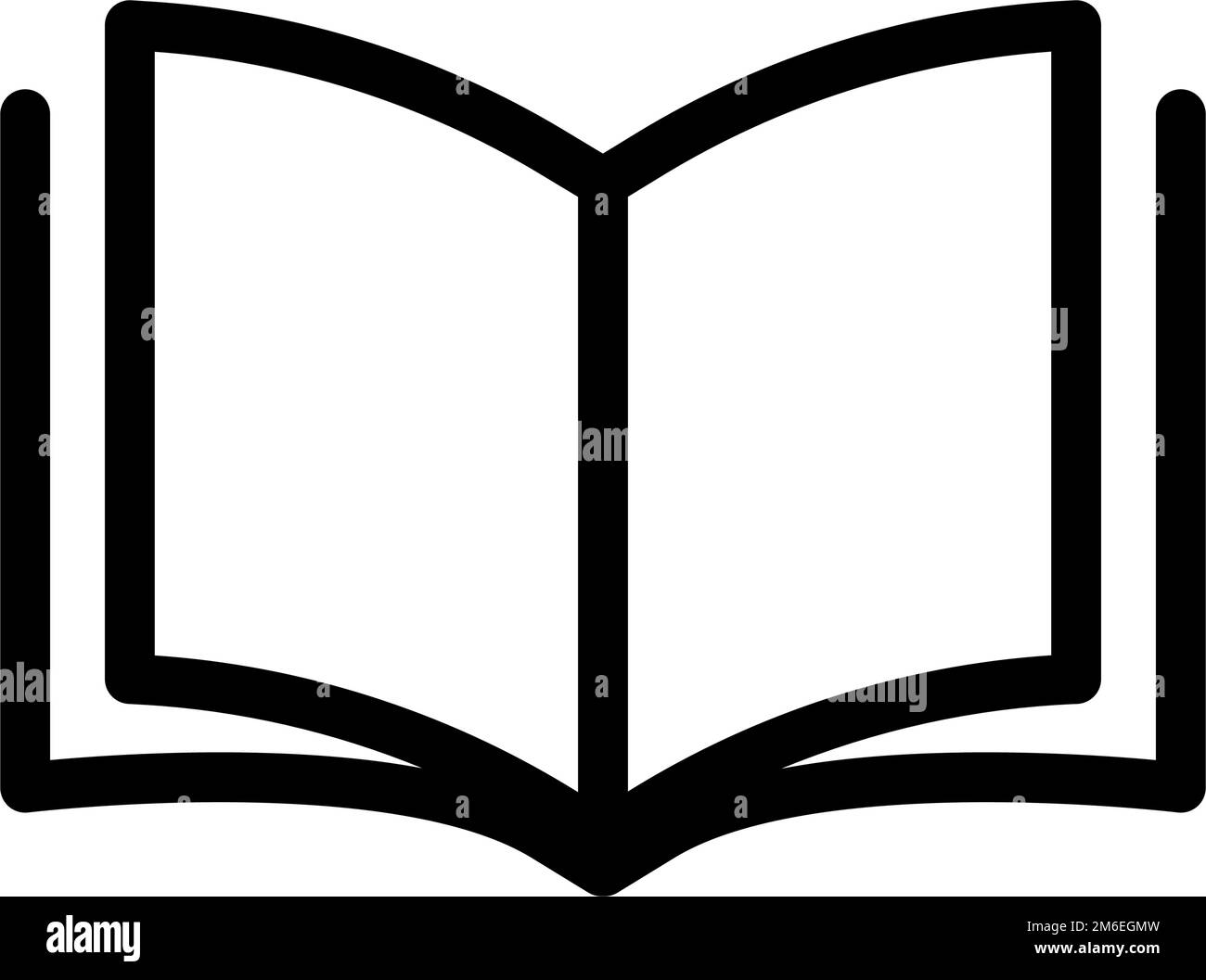 Icona di lettura semplice. Conoscenza e apprendimento. Vettore modificabile. Illustrazione Vettoriale
