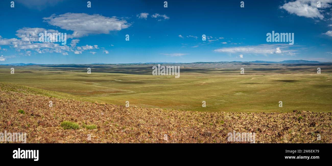 Awapa Plateau, vista da Smooth Knoll, Posey Lake Road (FR 154), vicino a Bicknell, Utah, Stati Uniti Foto Stock