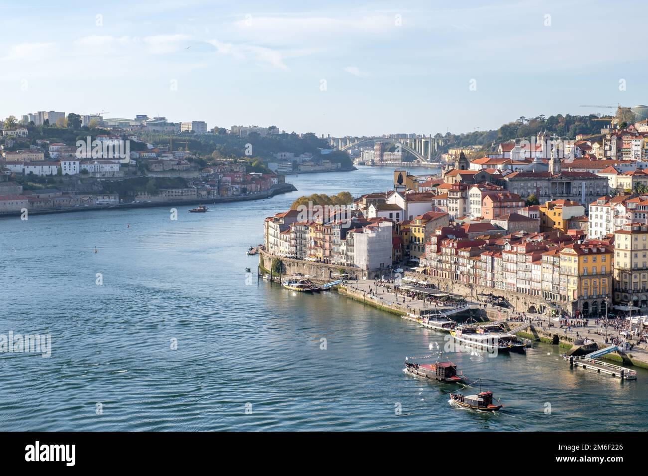 Porto e il fiume Douro, Portogallo Foto Stock