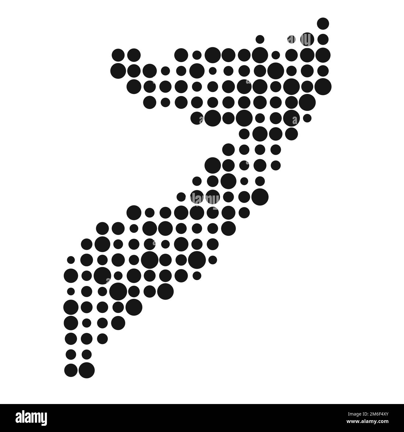 Somalia Mappa Silhouette pixelated modello generativo illustrazione Illustrazione Vettoriale Somalia Mappa Silhouette pixelated modello generativo illustrazione Illustrazione Vettoriale