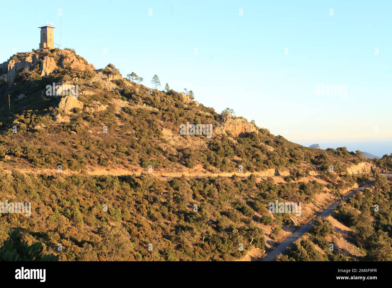 Vista dall'alto da Mont Vinaigre, Esterel, var, 83, PACA Foto Stock