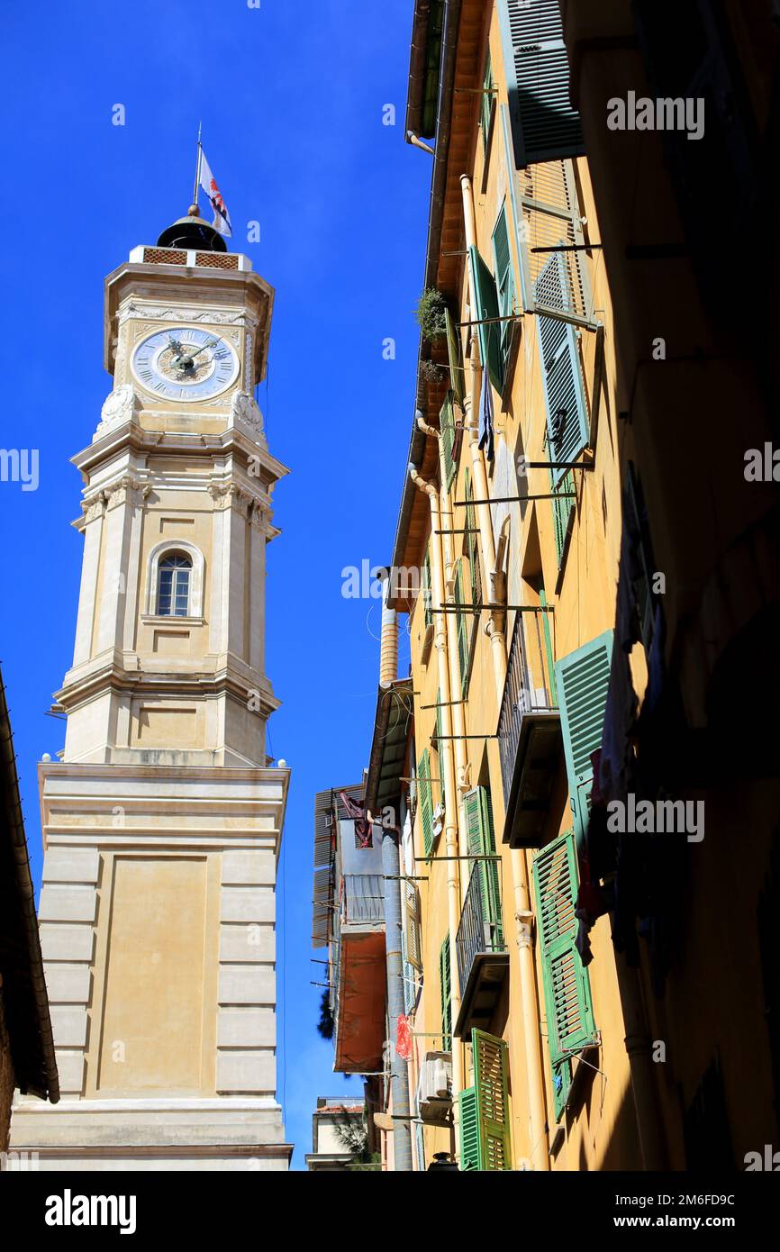 Nizza, centro storico; Costa Azzurra, Alpi Marittime, 06, PACA Foto Stock