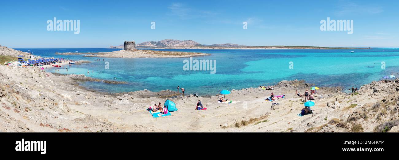 Spiaggia della Pelosetta - Golfo dell'Asinara - Sardegna Foto Stock