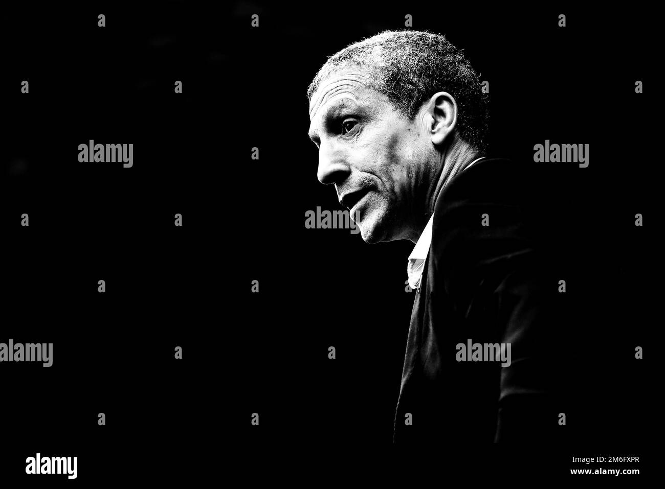 Chris Hughton, responsabile di Brighton & Hove Albion - Brentford / Brighton e Hove Albion, Sky Bet Championship, Griffin Park, Londra - 5th febbraio 2017. Foto Stock