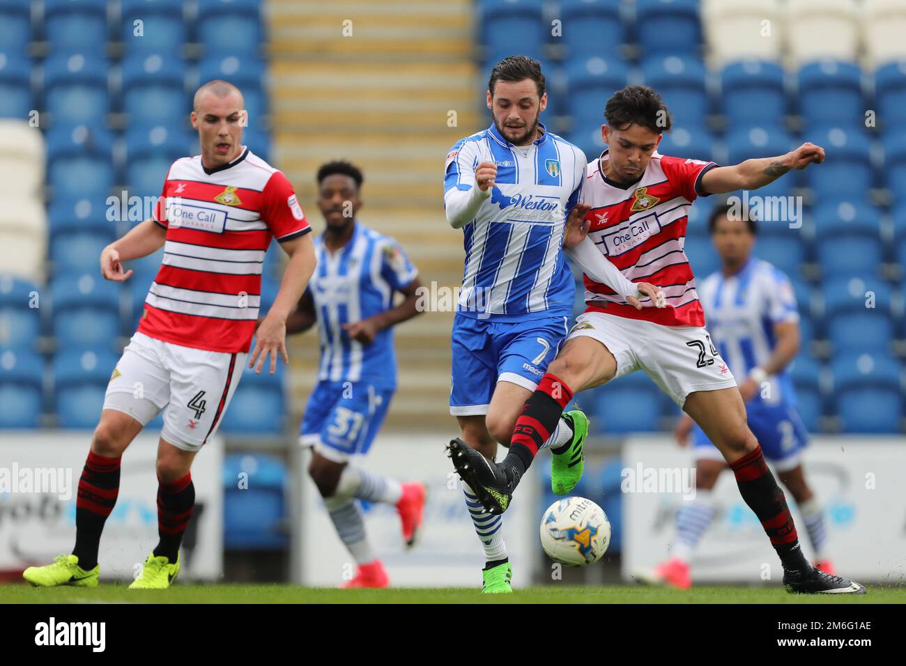 Drey Wright of Colchester combinò le battaglie con Niall Mason of