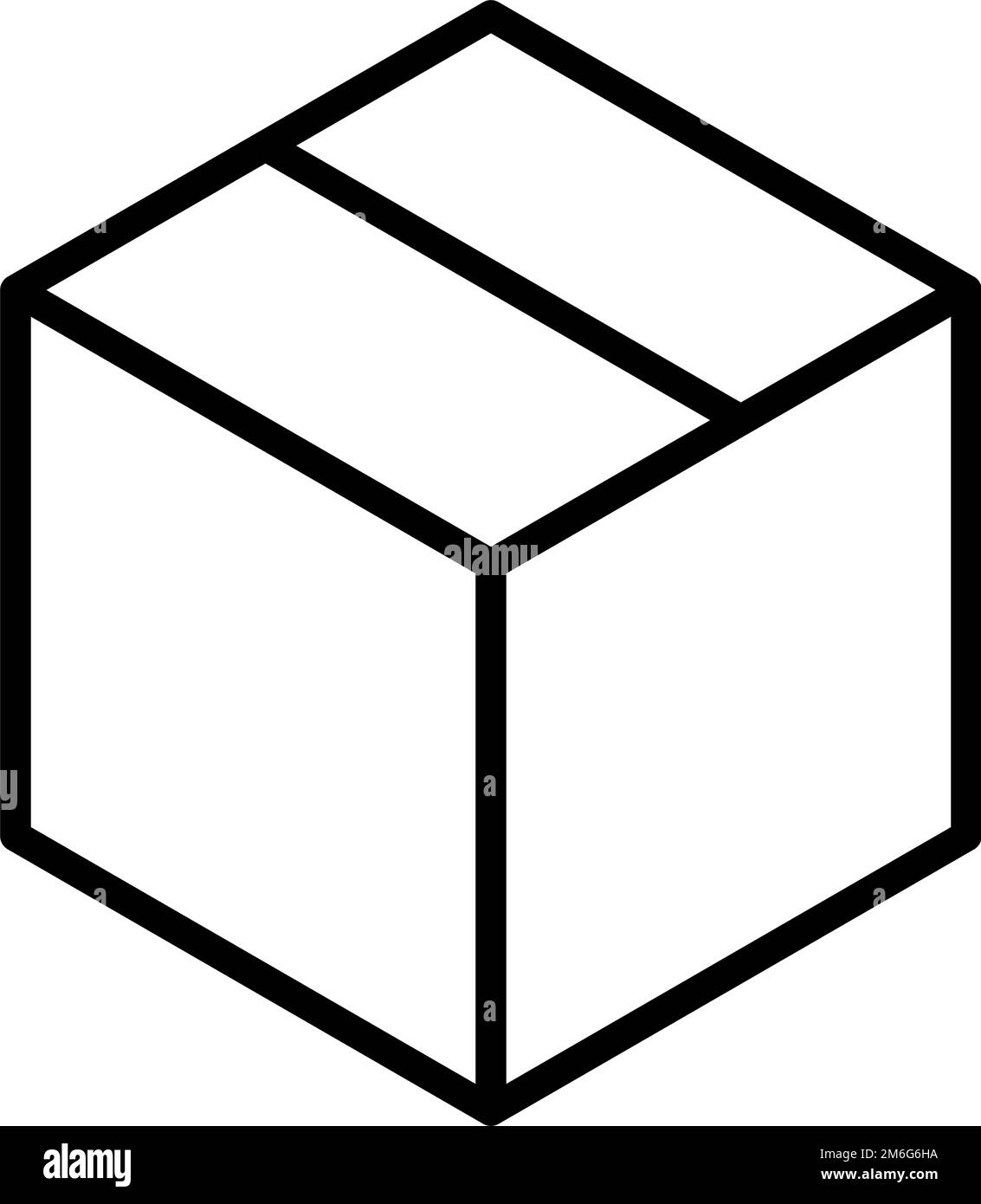 Icona di cartone semplice. Bagagli. Vettore modificabile. Illustrazione Vettoriale