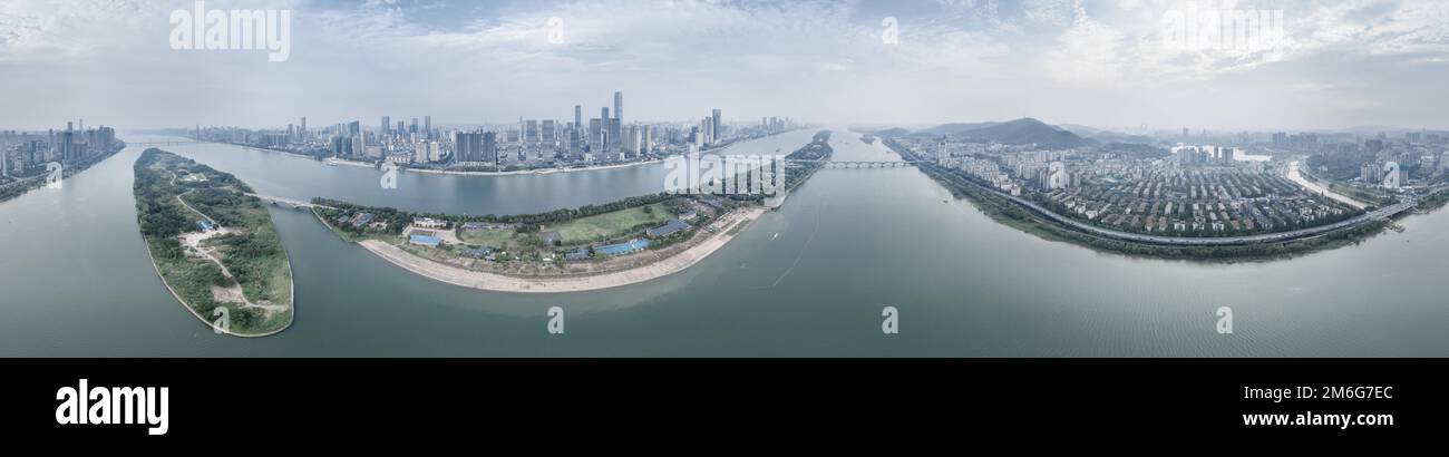 Vista panoramica su Changsha Foto Stock