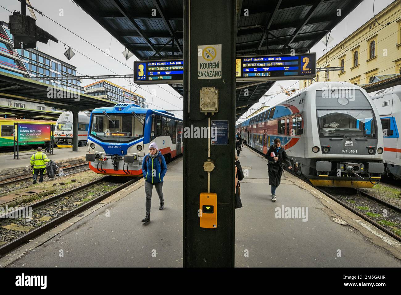 Praga, Repubblica Ceca. 04th Jan, 2023. Stazione ferroviaria di Praga Masaryk, nella foto del 4 gennaio 2023, a Praga, Repubblica Ceca. Credit: Vit Simanek/CTK Photo/Alamy Live News Foto Stock