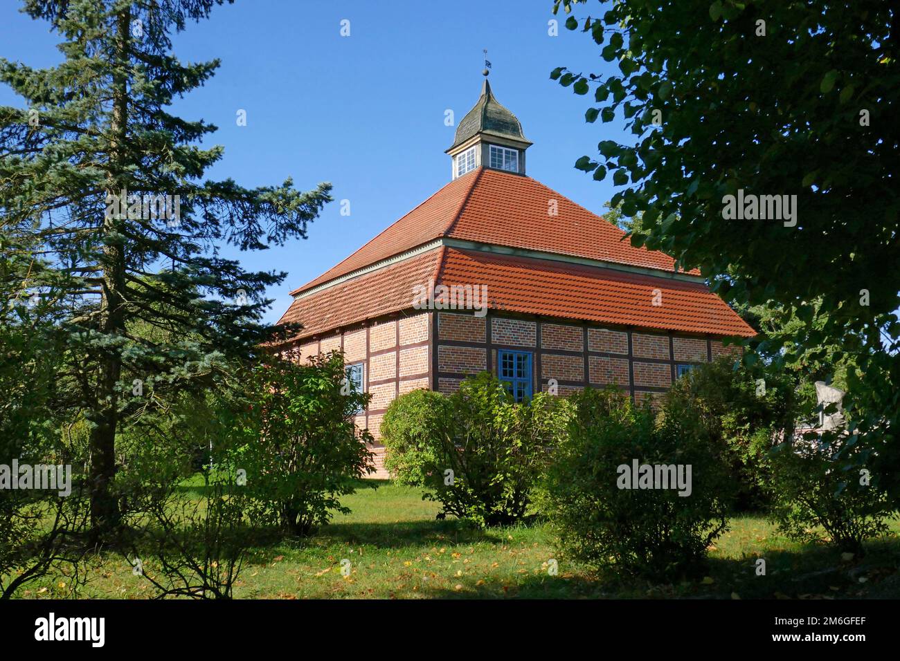 Maniero cappella Remplin Foto Stock