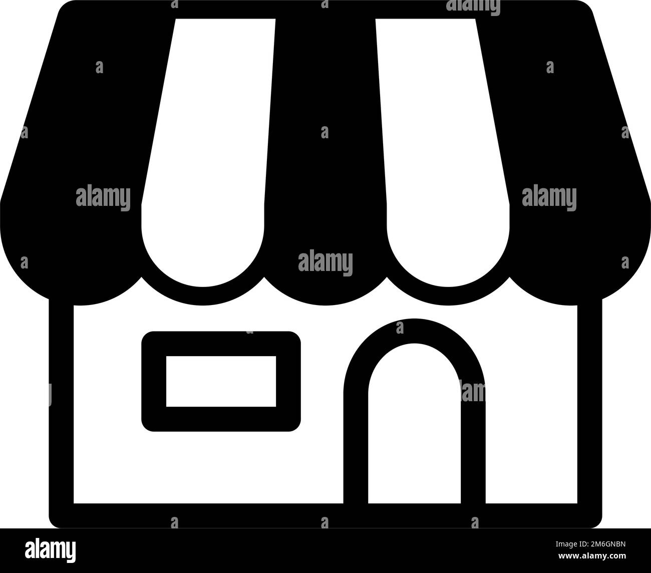 Icona Shop. Icona Store. Vettore modificabile. Illustrazione Vettoriale