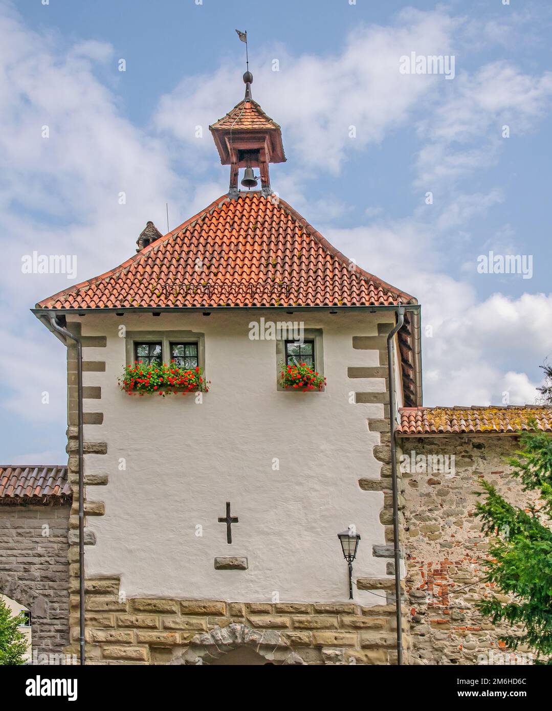 AufkircherTor, Ãœberlingen sul lago di Costanza Foto Stock