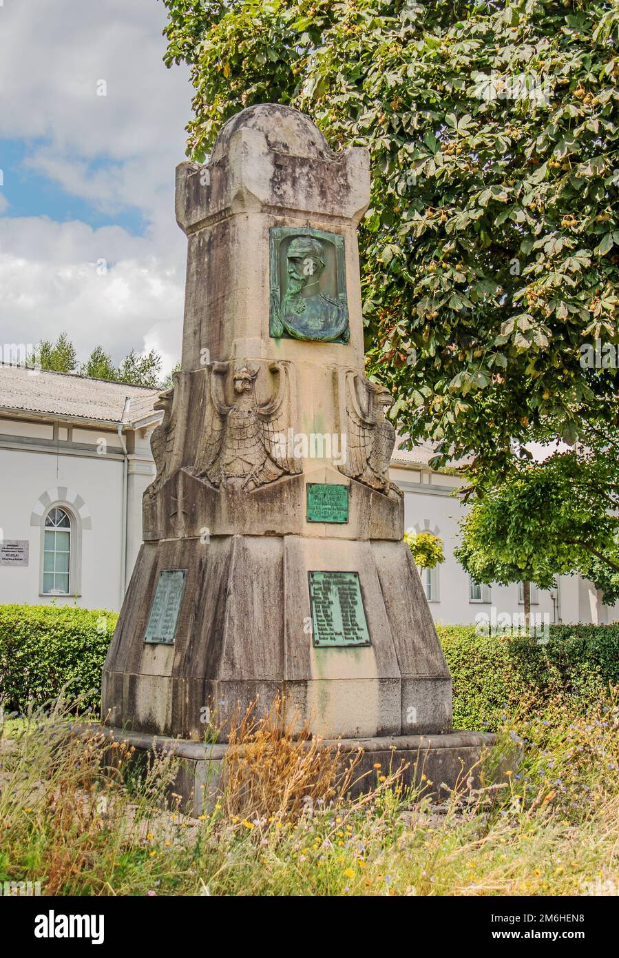 Monumento per caduto Krauchenwies Foto Stock