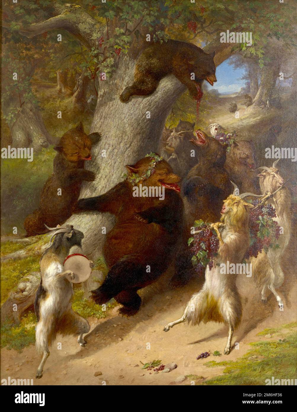 La barba di William Holbrook - la marcia di Sileno - 1874 Foto Stock