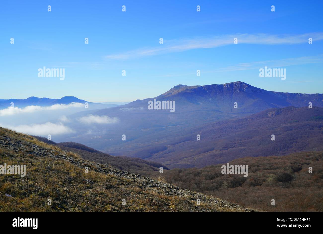 Autunno paesaggio di montagna Foto Stock