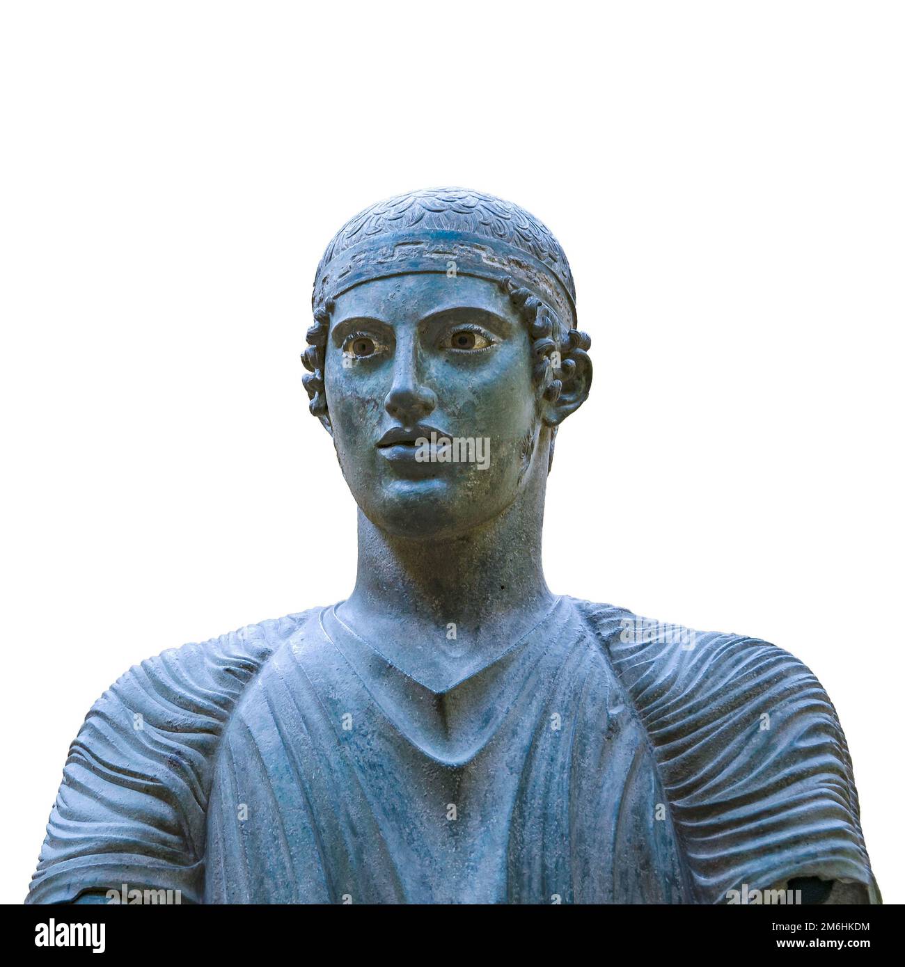 Carro della scultura di Delfi Foto Stock