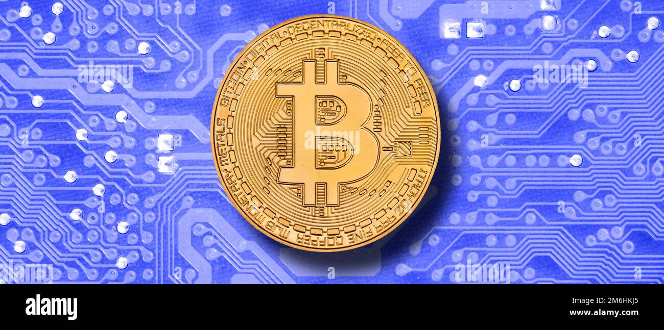 Bitcoin come valuta digitale Foto Stock