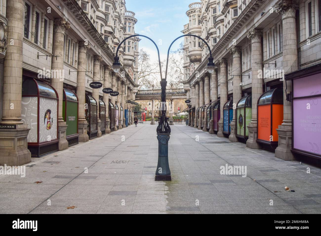 Londra, Regno Unito. 2nd gennaio 2023. Sicilian Avenue nel centro di Londra, vista diurna. Foto Stock