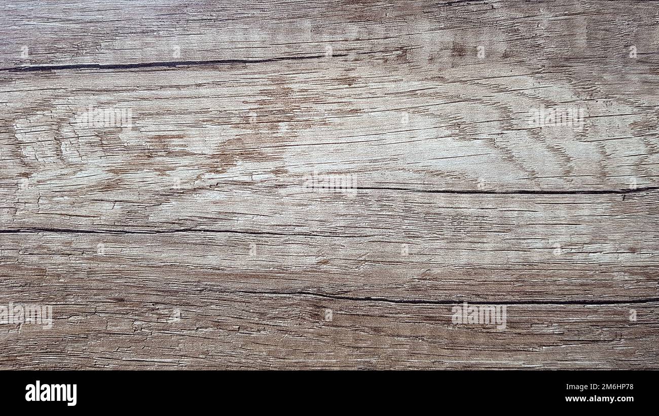 La superficie è sfocata dal tempo, vecchio sfondo di legno. superficie di legno intatta. Foto Stock