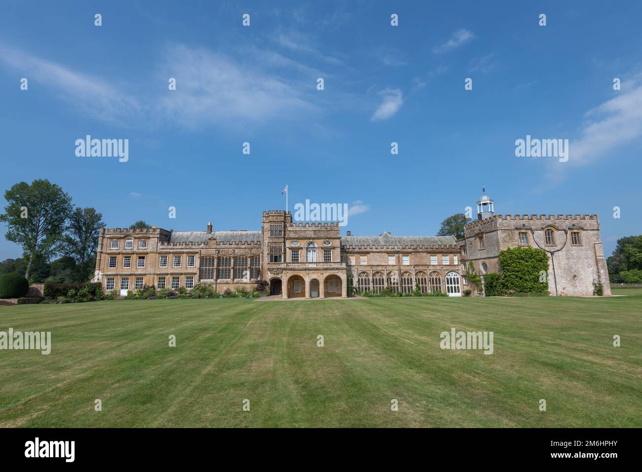 Chard.Somerset.United Kingdom.September 4th 2021.View of Forde Abbey in Somerset Foto Stock