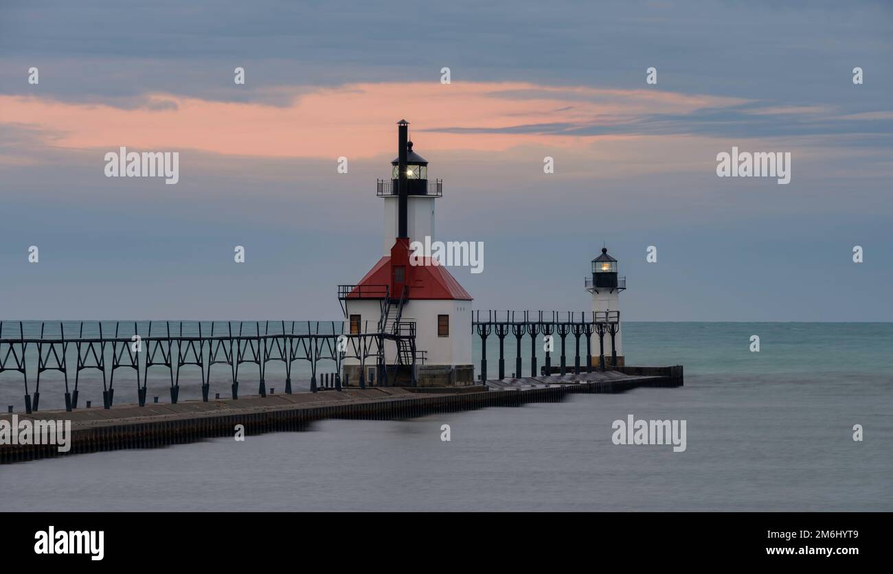 St joseph michigan lighthouse immagini e fotografie stock ad alta ...