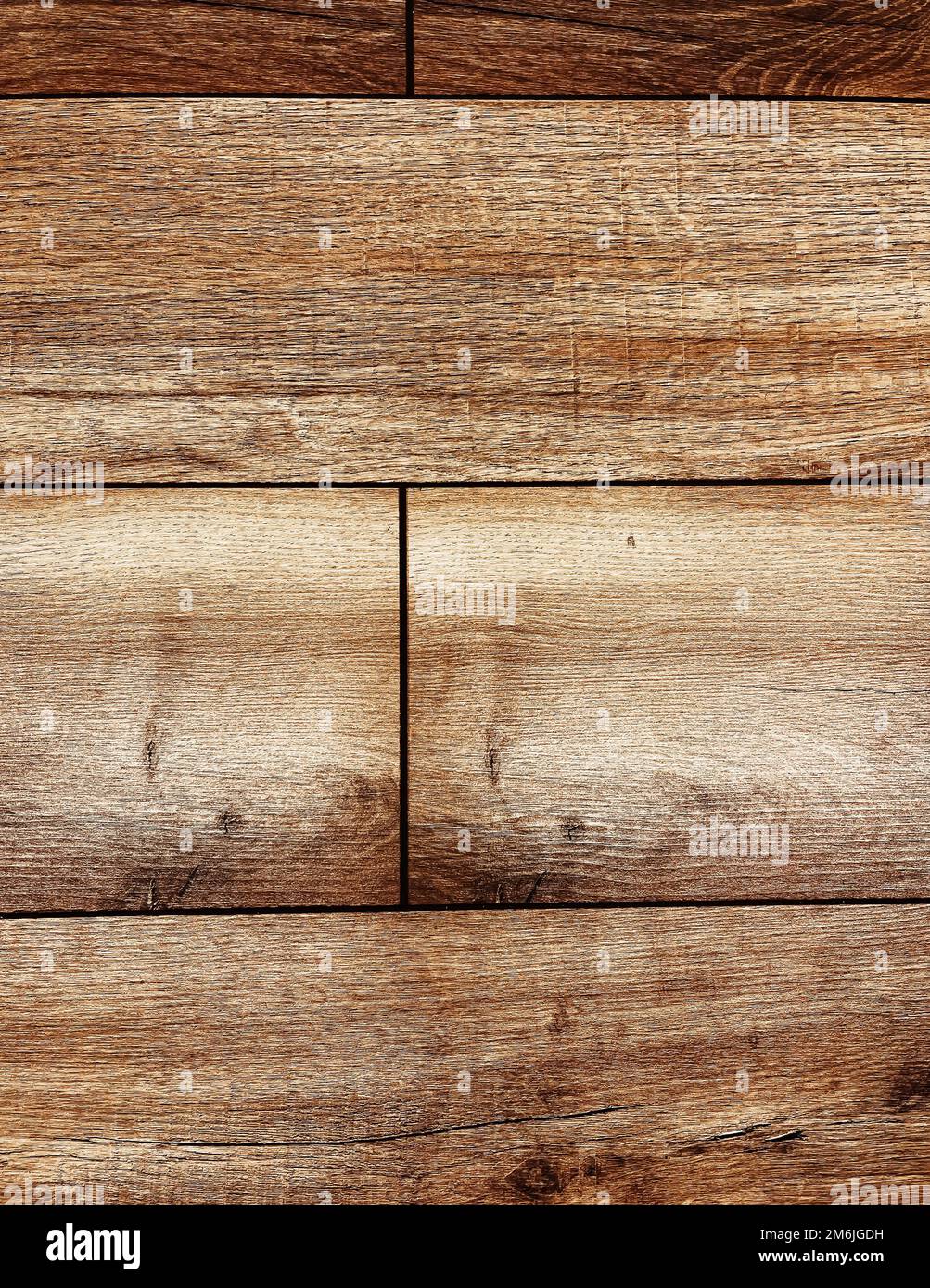 Sfondo con texture in legno, pavimenti in laminato come materiale da costruzione e interni in legno Foto Stock