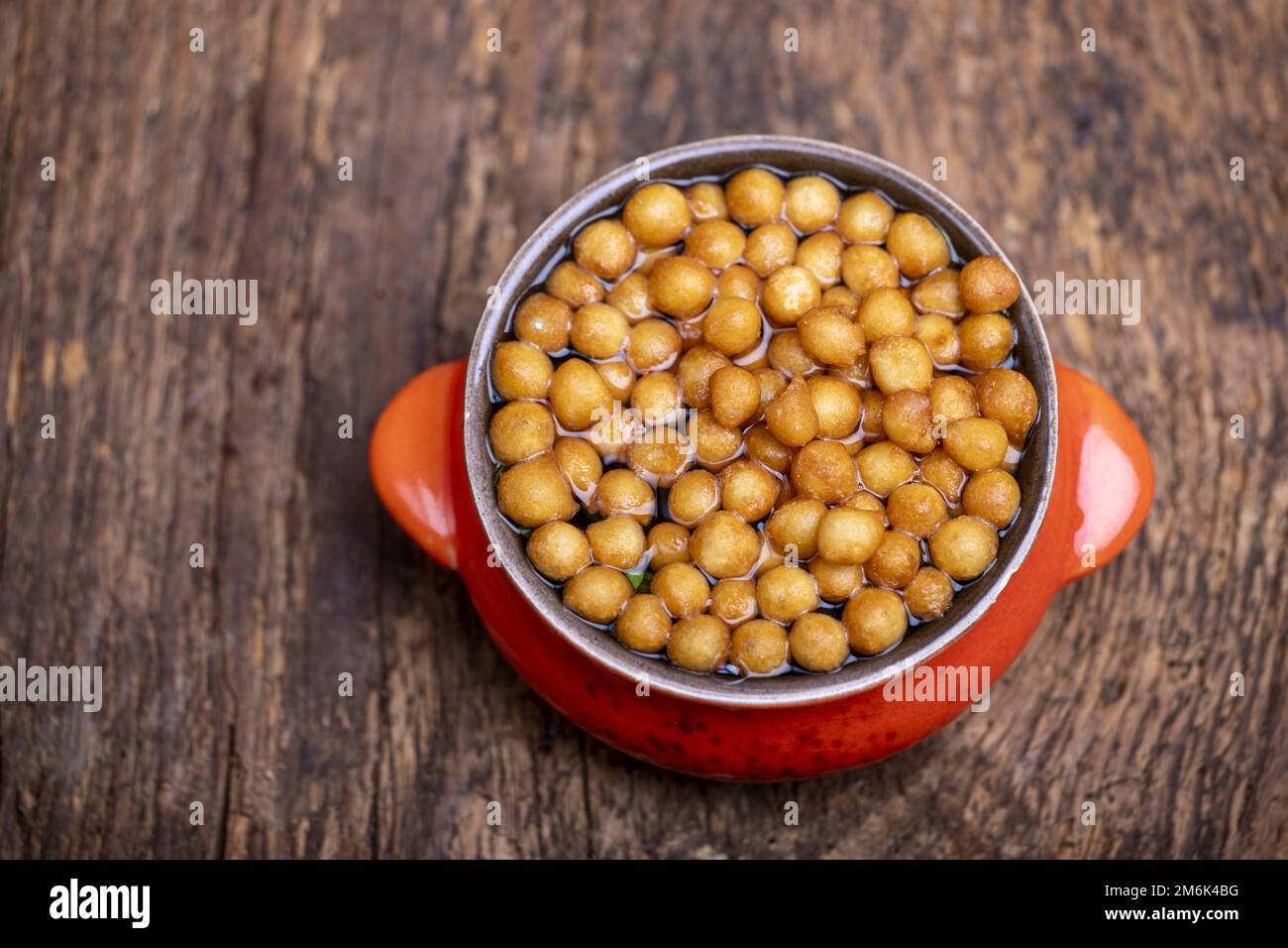 Zuppa bavarese di piselli Foto Stock