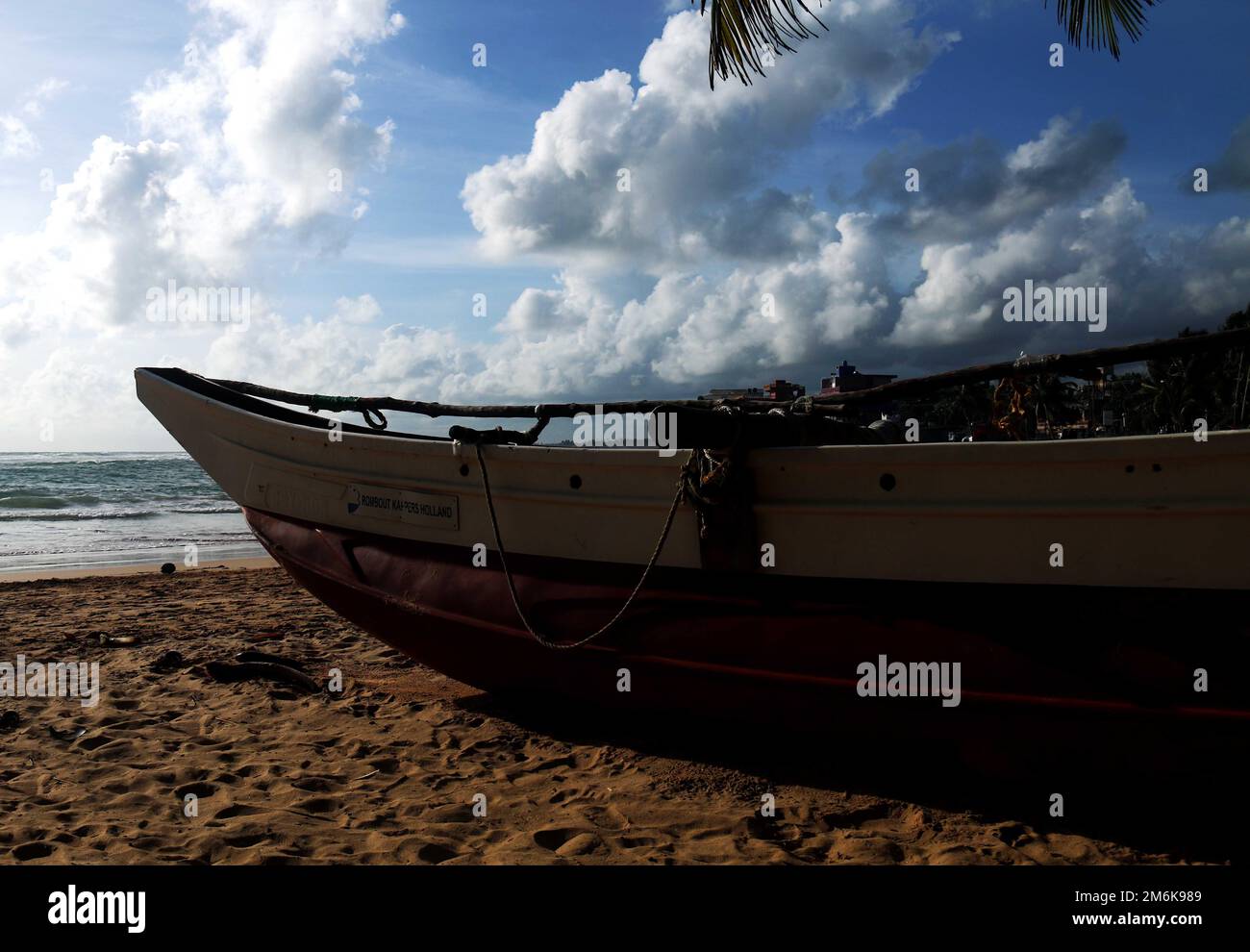 Spiaggia di Hikkaduwa in Sri Lanka. Visita Sri Lanka Foto Stock