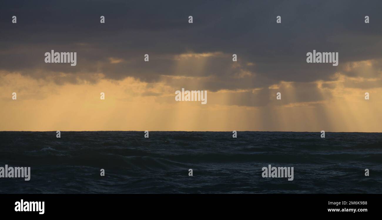 Spiaggia di Hikkaduwa in Sri Lanka. Visita Sri Lanka Foto Stock