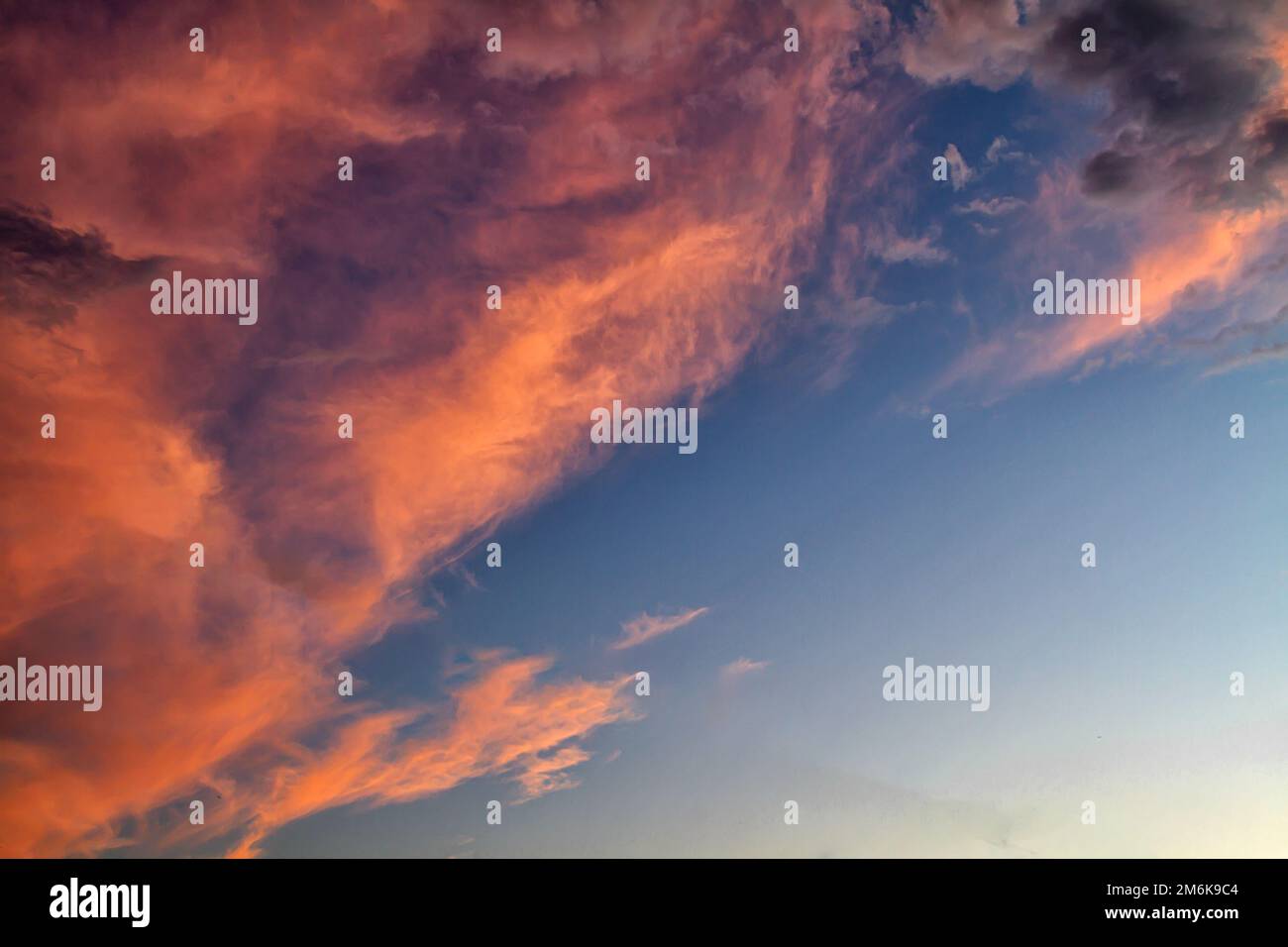 Nubi drammatiche Foto Stock