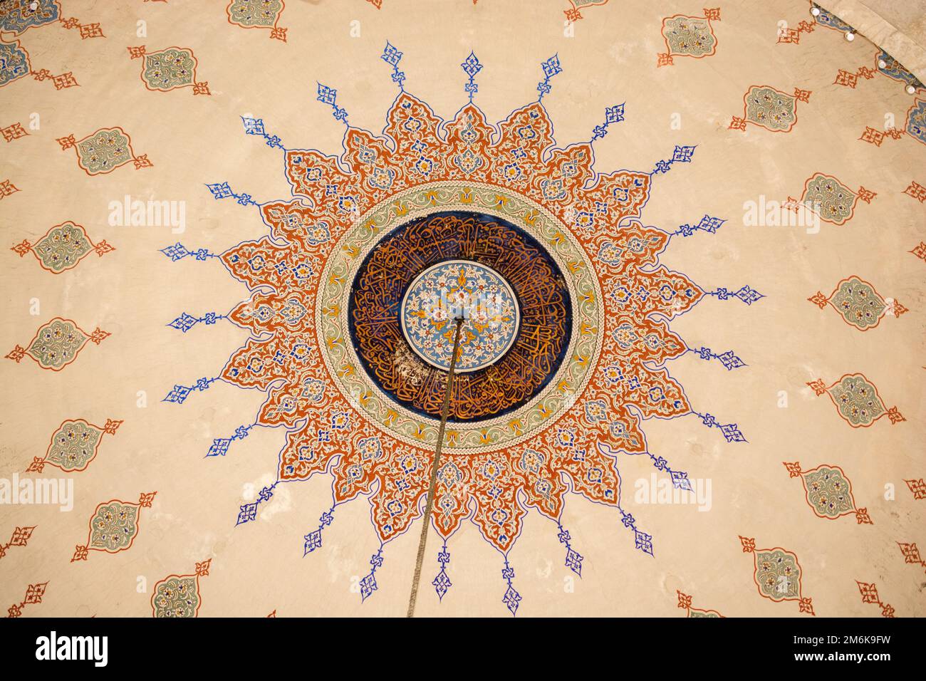 Arte floreale pattern esempio del tempo ottomano Foto Stock