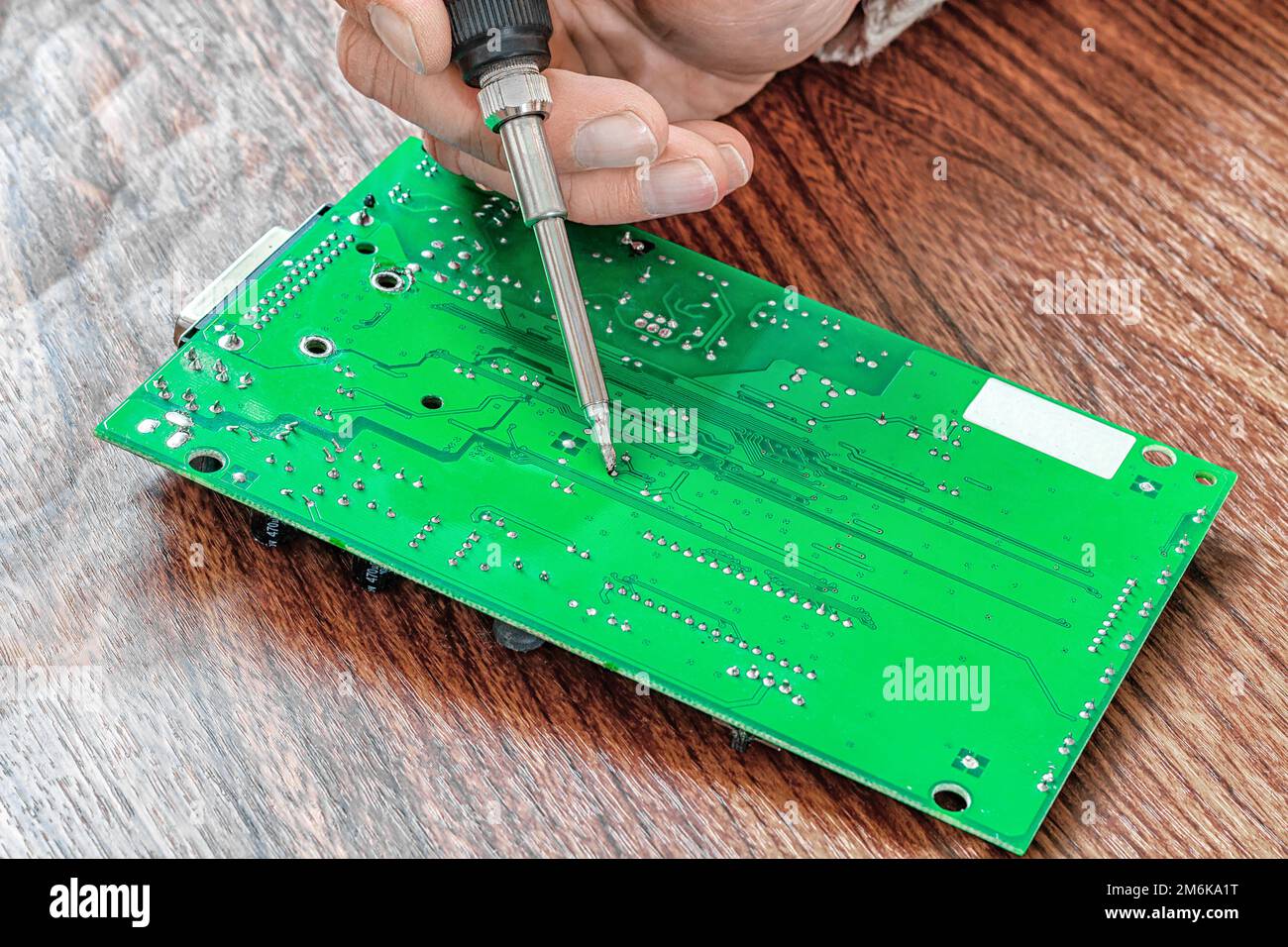 Riparazione di ingegneria elettrica Foto Stock