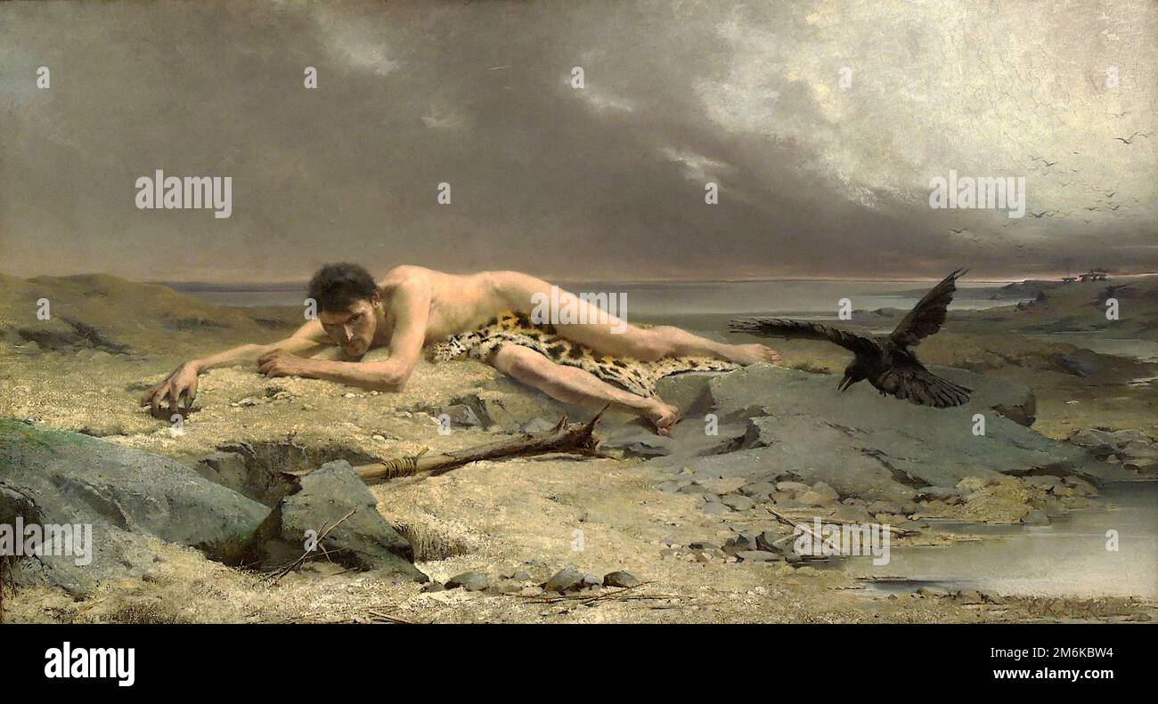 Emanuel Krescenc Liška - Caino - 1885 Foto Stock