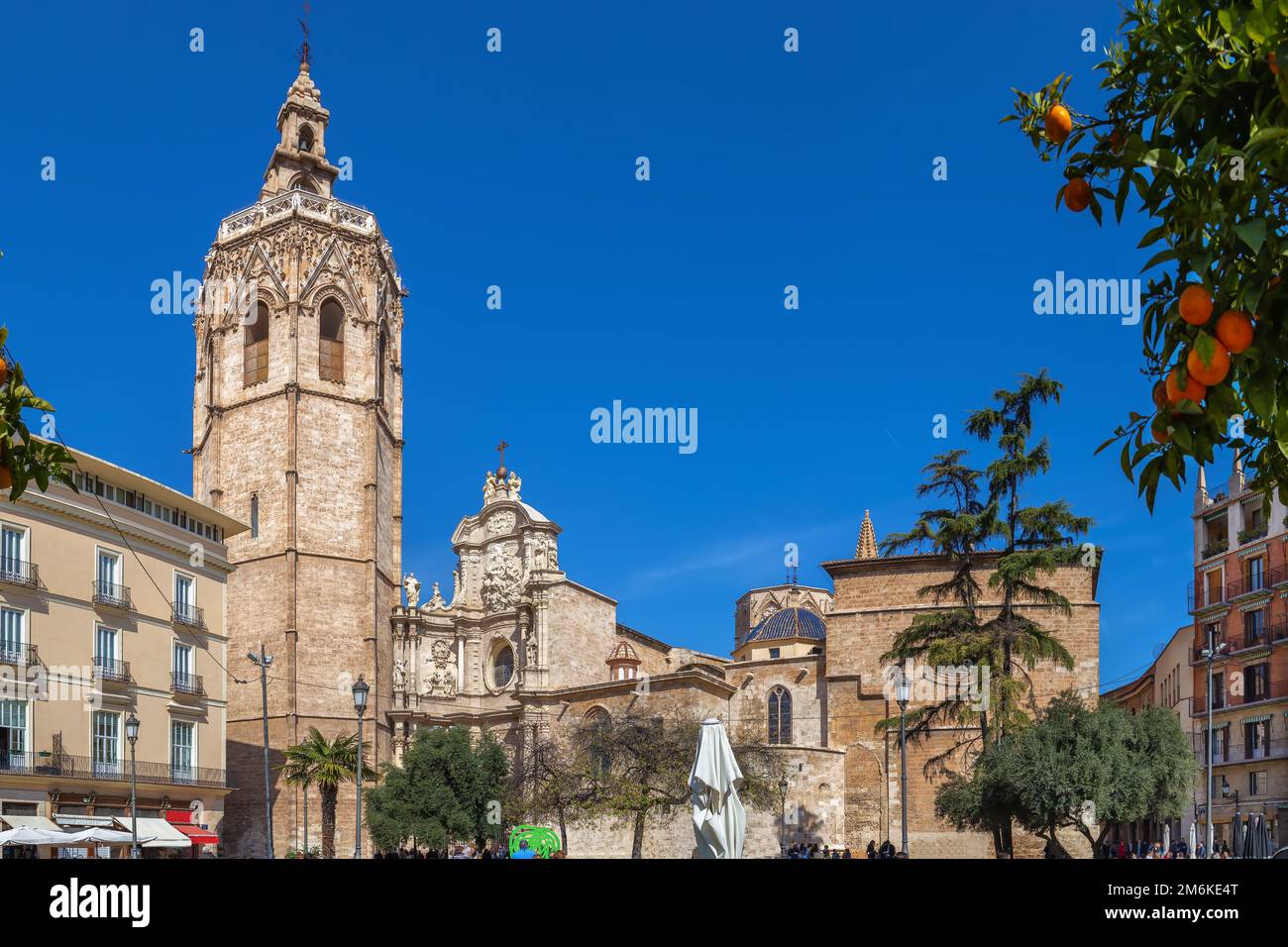 Cattedrale di Valencia, Spagna Foto Stock
