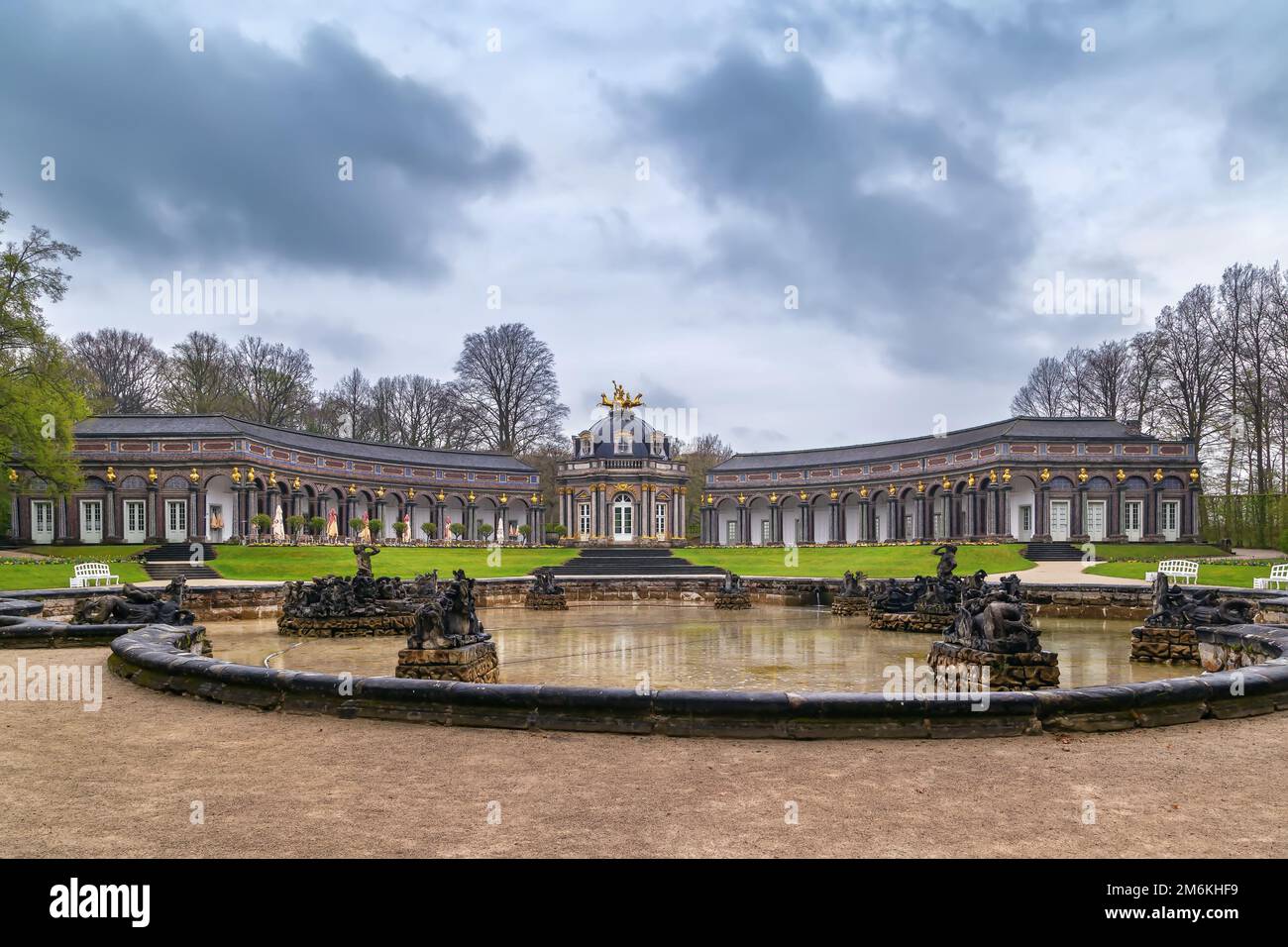 Palazzo nuovo a Hermitage, Bayreuth, Germania Foto Stock