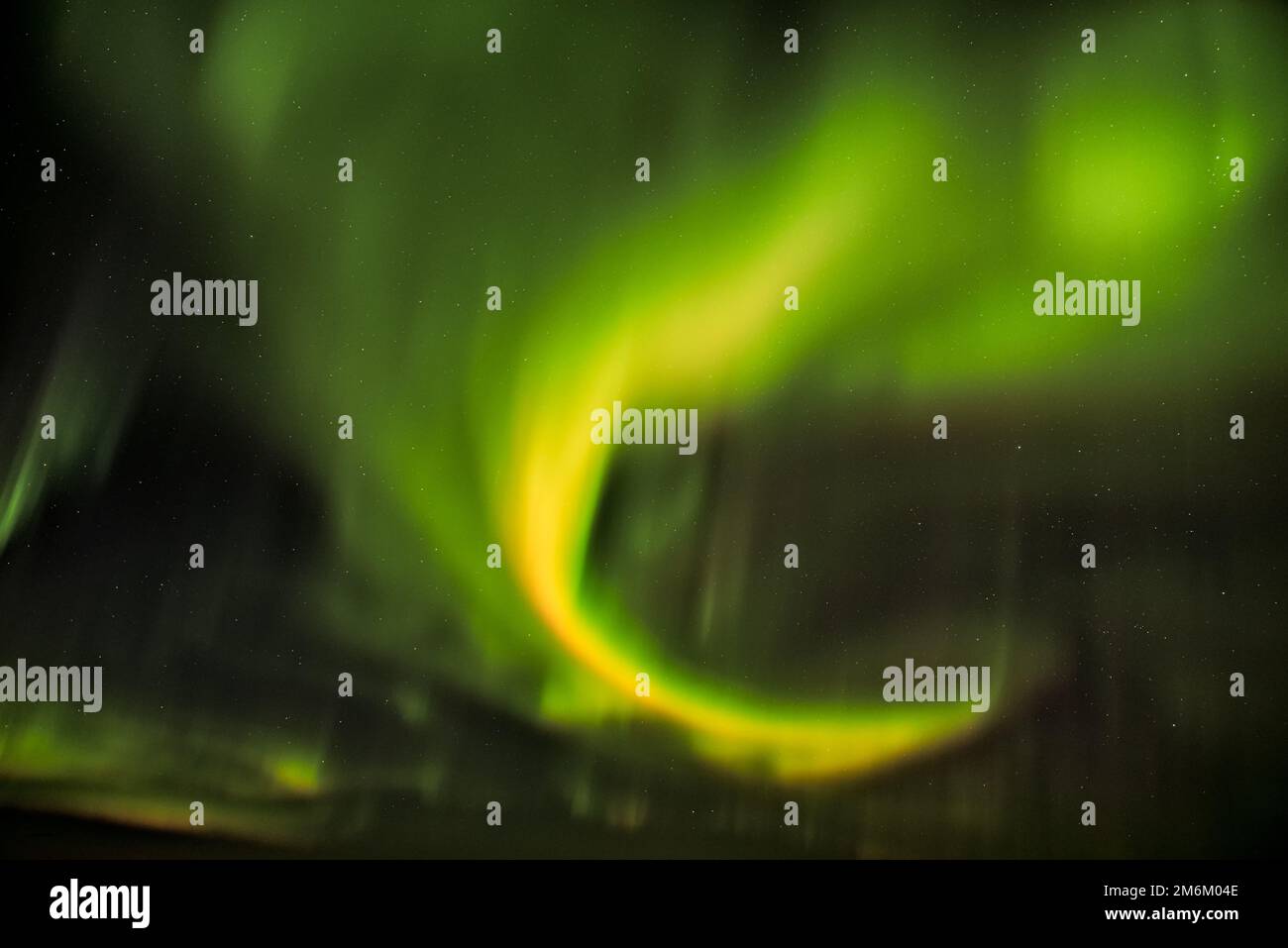 Luci del Nord sul cielo notturno Foto Stock