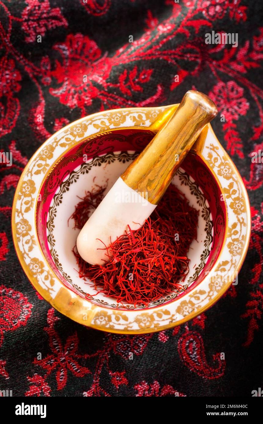 Zafferano Foto Stock