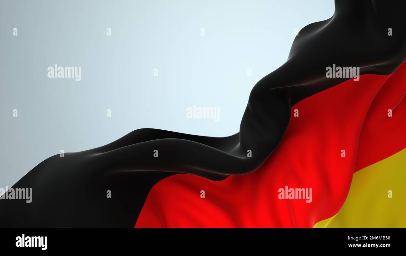 Bandierina della Germania Foto Stock