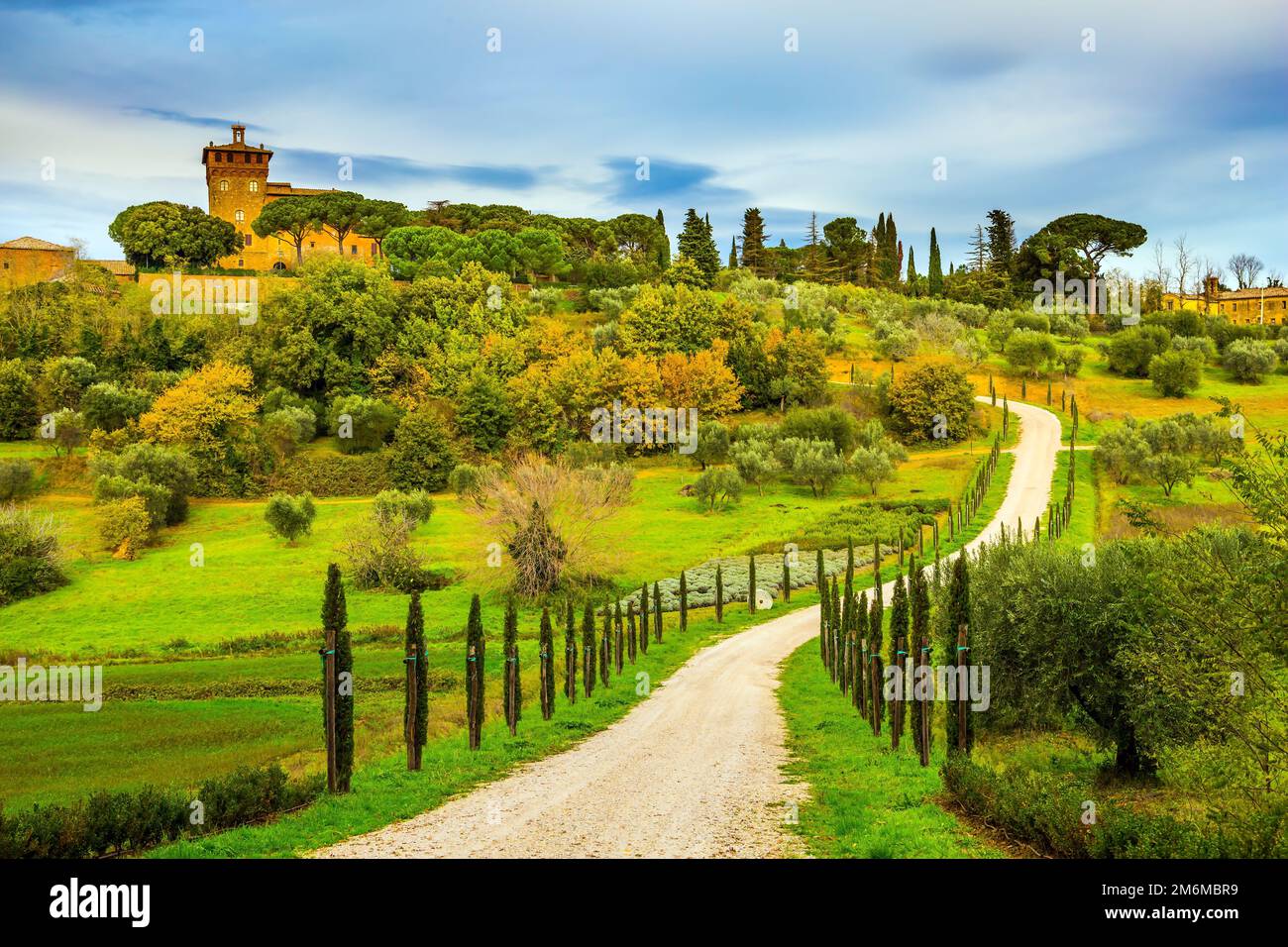 Tortuosa strada sterrata di campagna immagini e fotografie stock ad ...