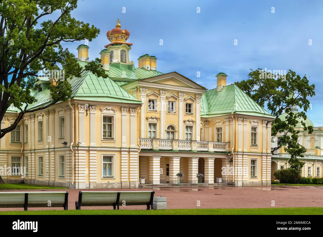 Palazzo Grand Menshikov, Oranienbaum, Russia Foto Stock