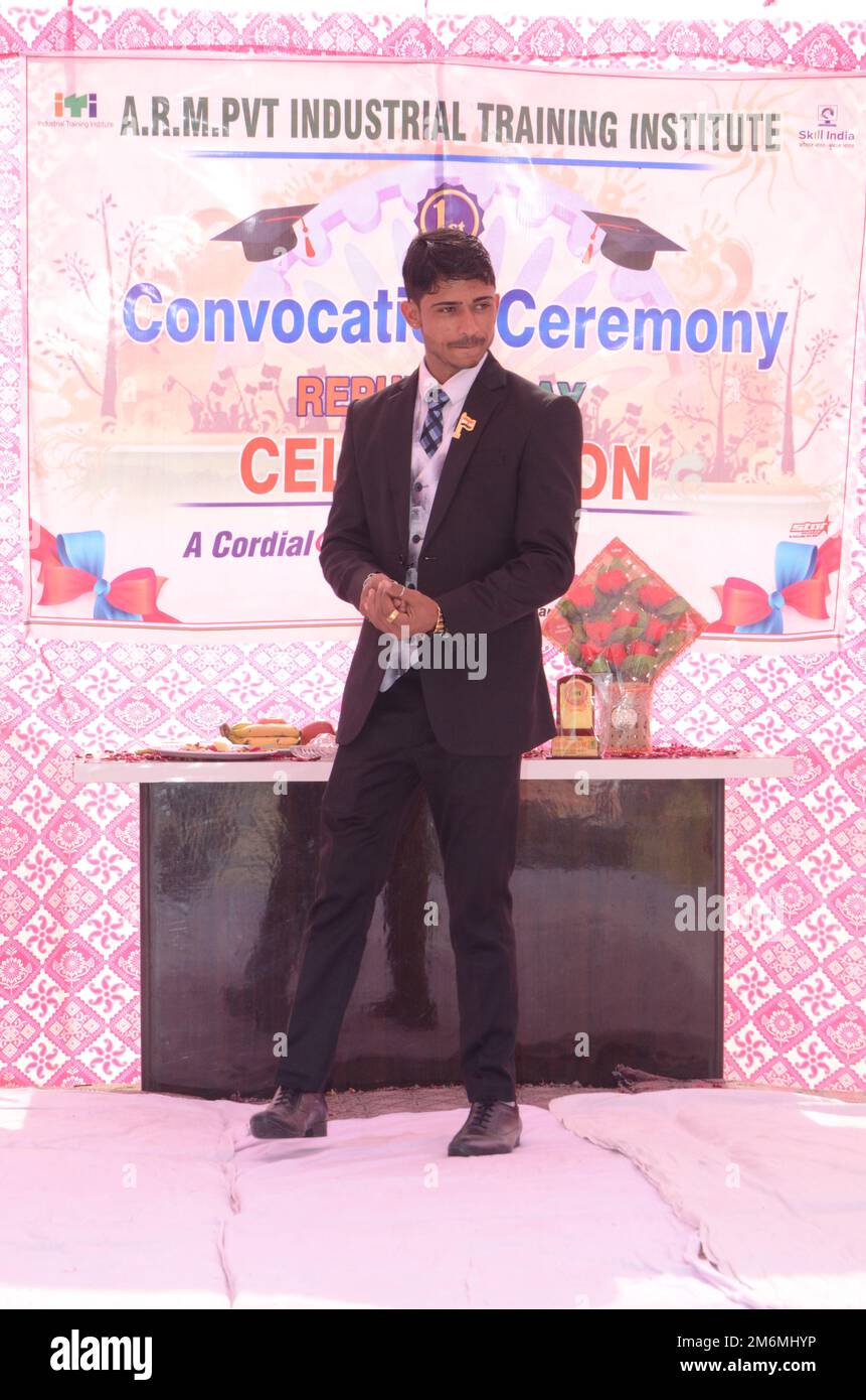 smart boy e giral foto bella foto Foto Stock