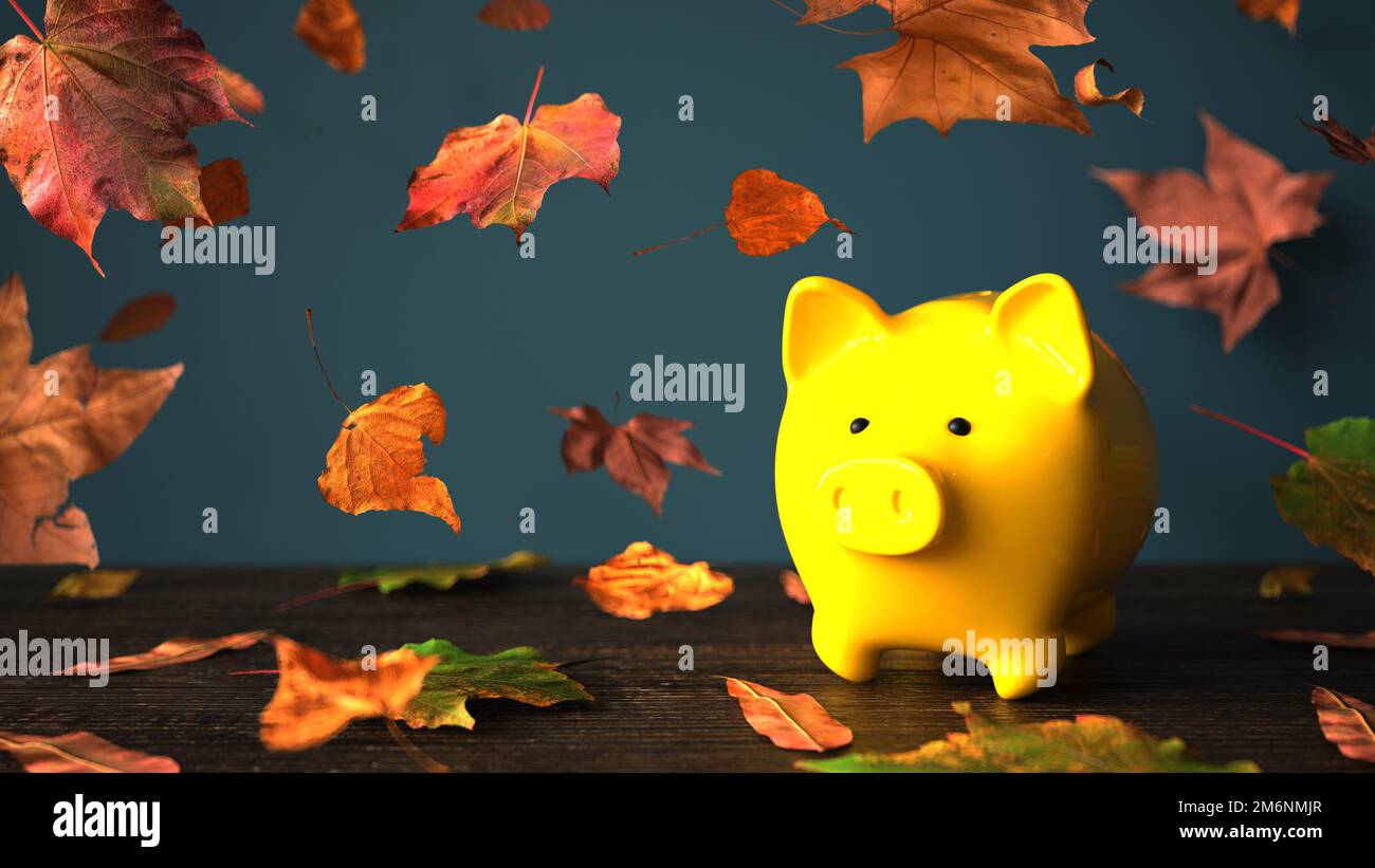 Risparmi autunnali Foto Stock