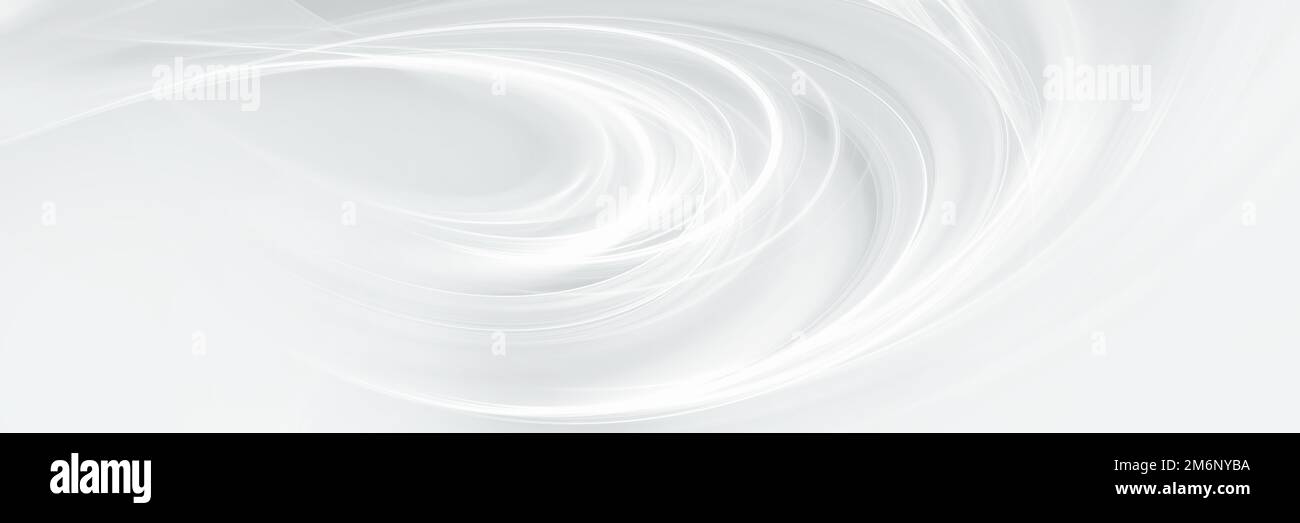 Astratto Ultra Wide sfondo bianco Foto Stock