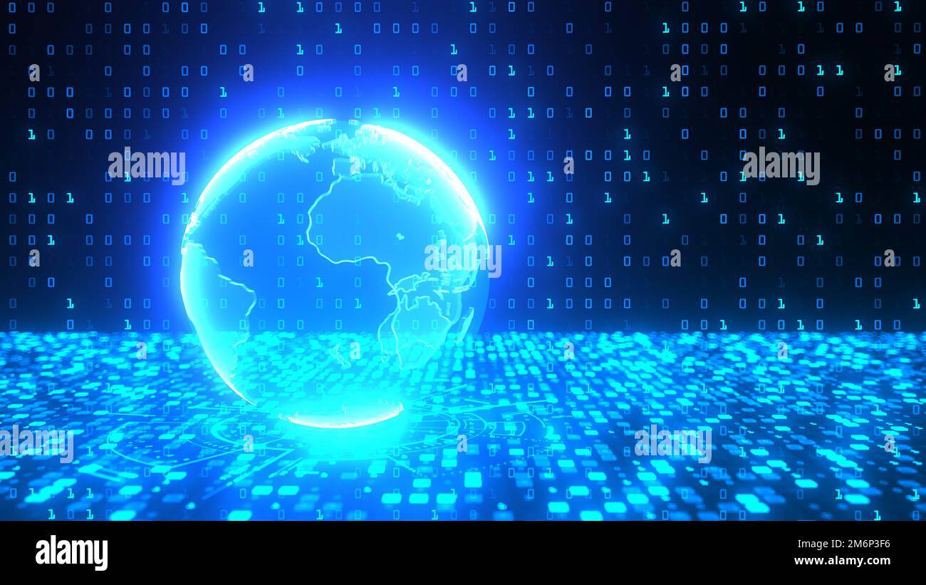 Dati mondiali Foto Stock