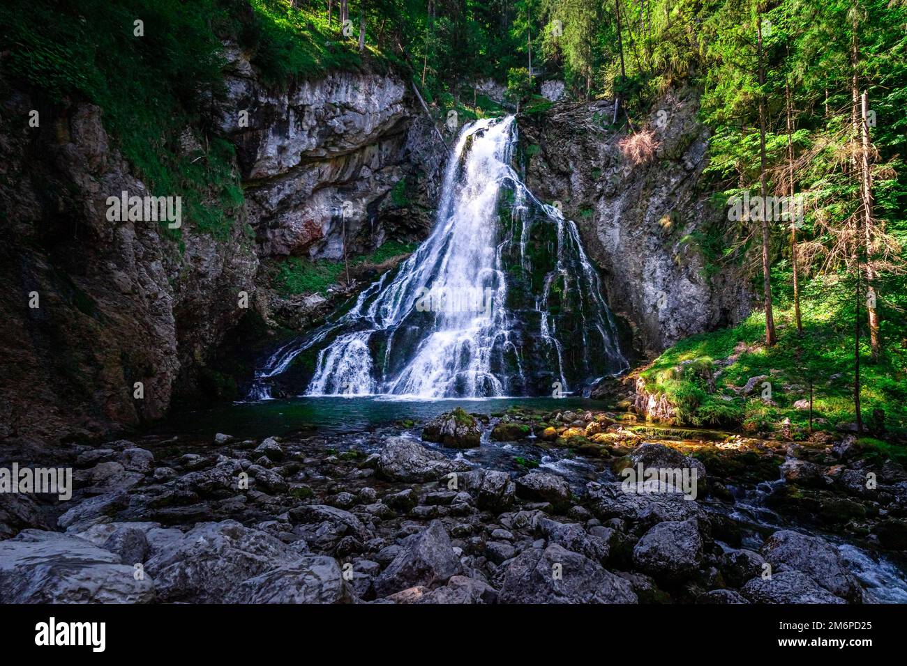 Cascate di Gollinger nei pressi di Salisburgo in Austria Foto Stock