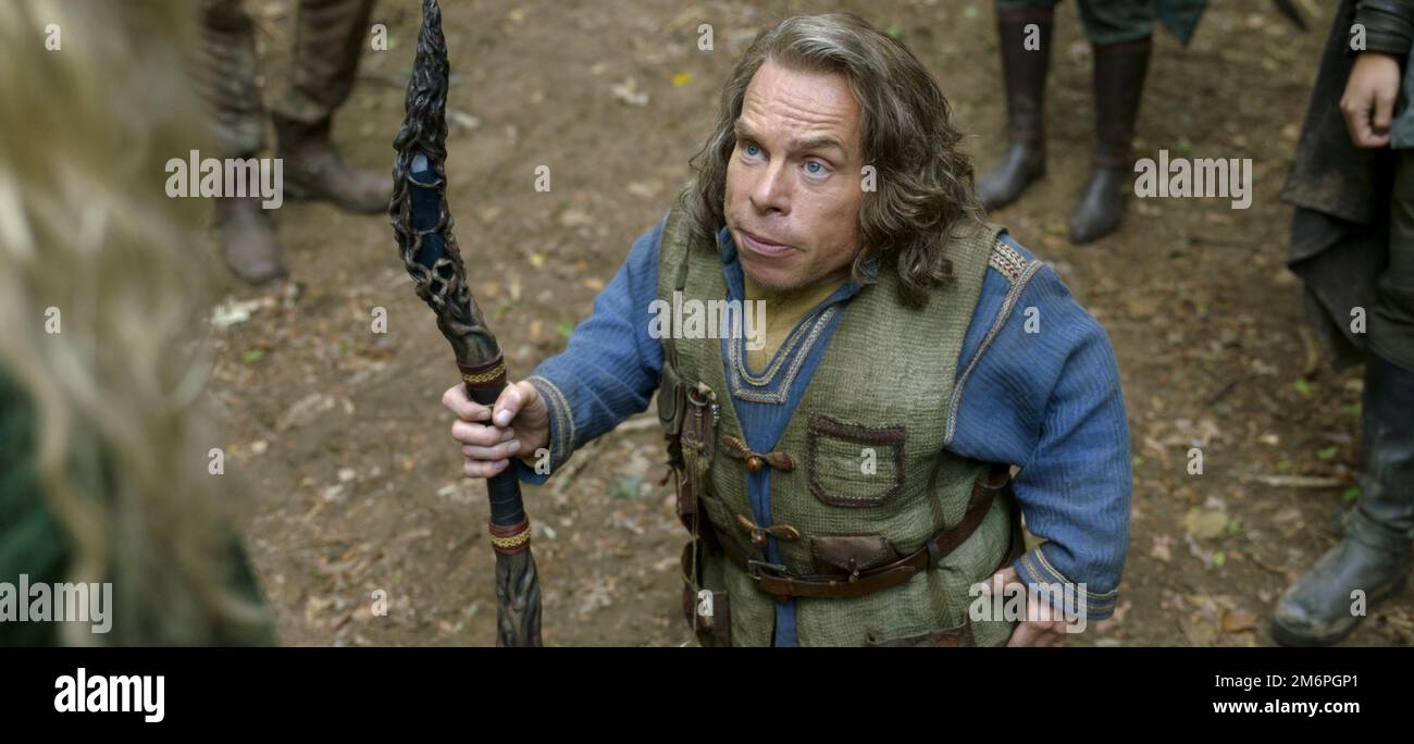 Willow serie TV Warwick Davis Foto Stock