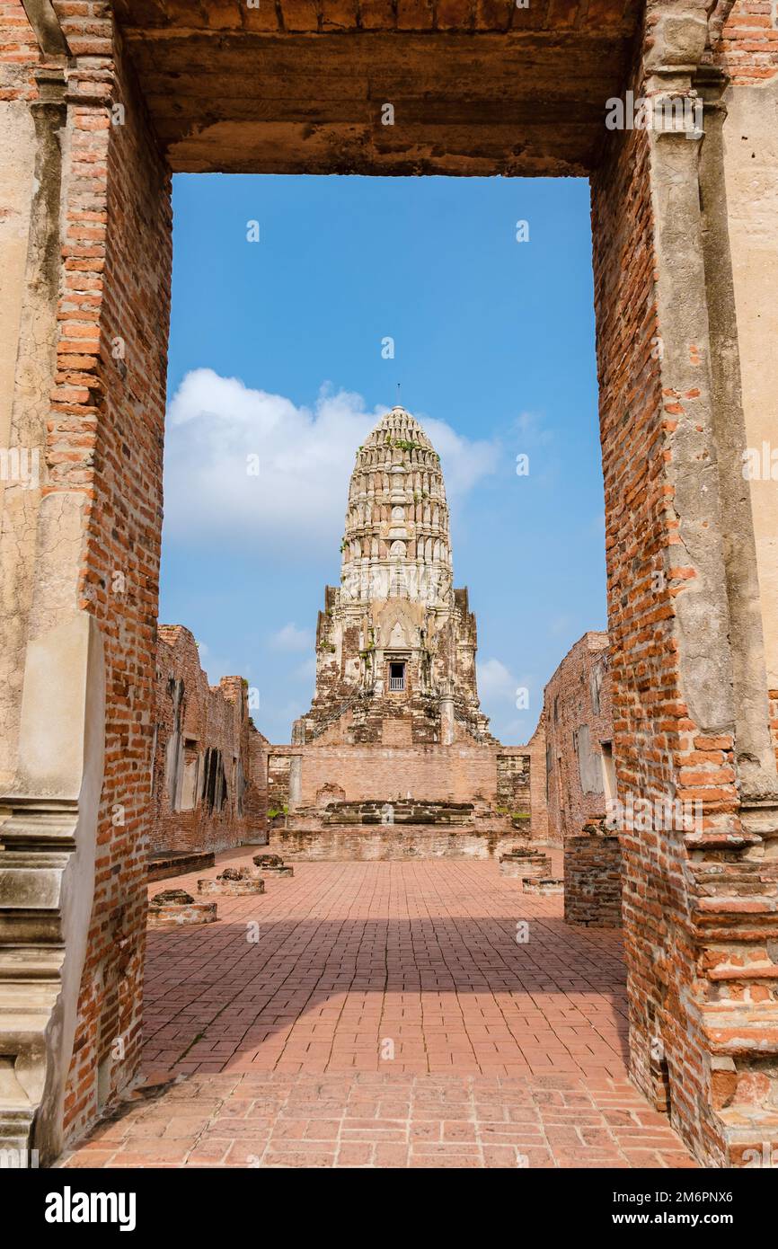 Ayutthaya, Thailandia a Wat Ratchaburana, Ayyuthaya Thailandia Foto Stock
