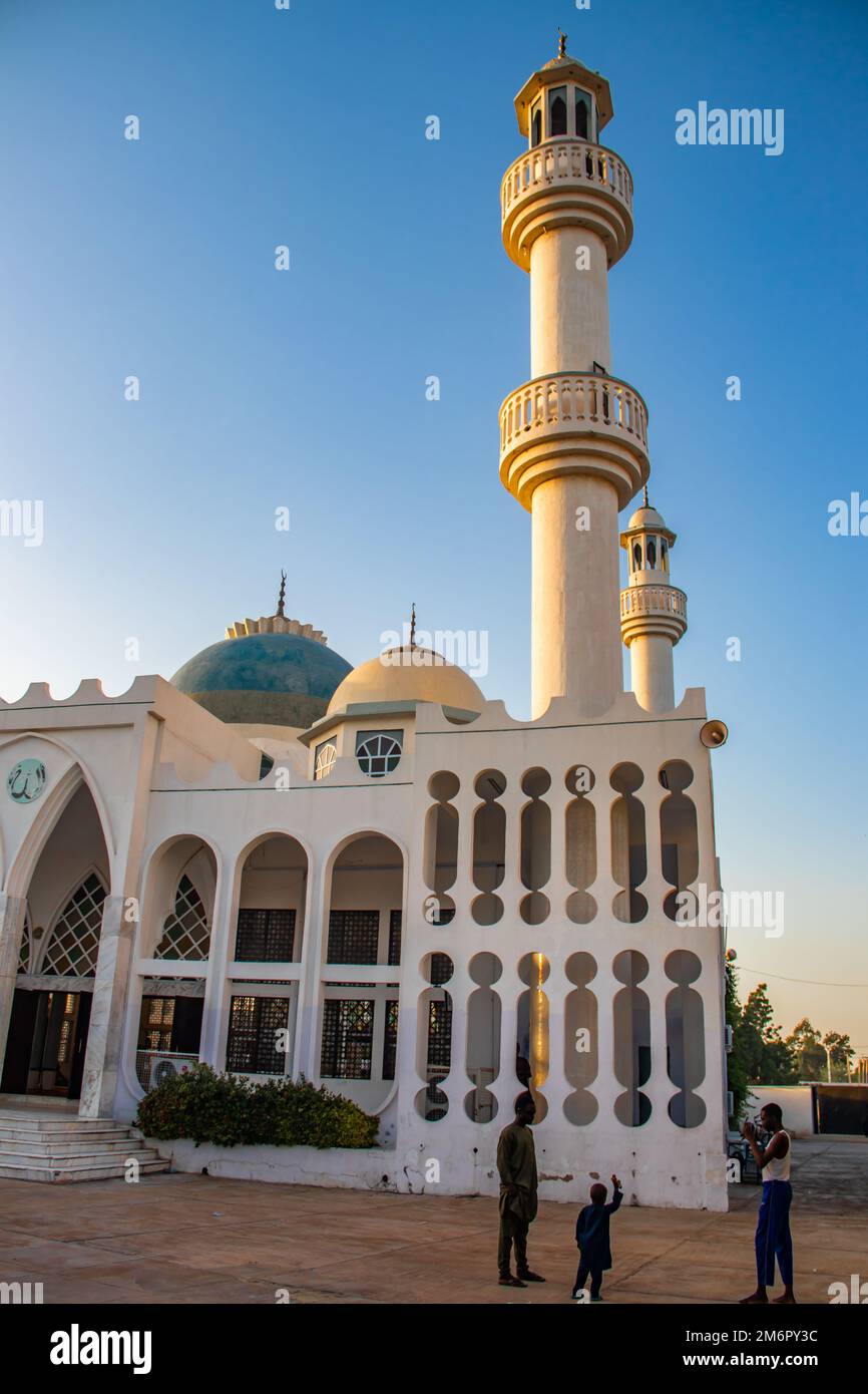 Al-Ansar Masjid moschea a Maiduguri, Nigeria Foto Stock