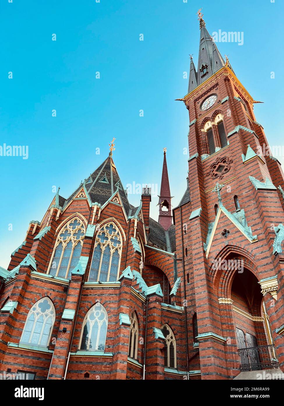 Oscar Fredriks Church (svedese: Oscar Fredriks kirka) a Gothenburg, Svezia Foto Stock